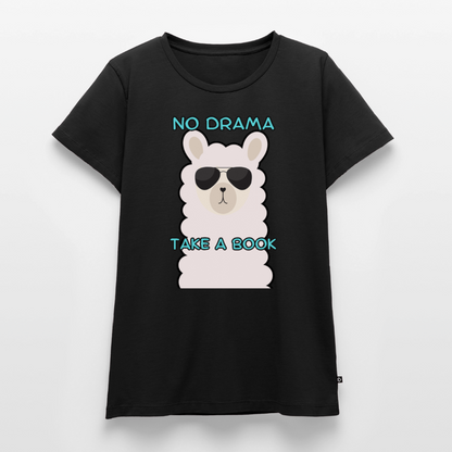no-drama-frauen-shirt - Schwarz