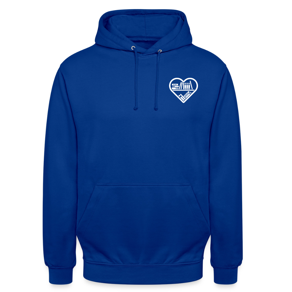 buchverliebt-unisex-hoodie - Royalblau