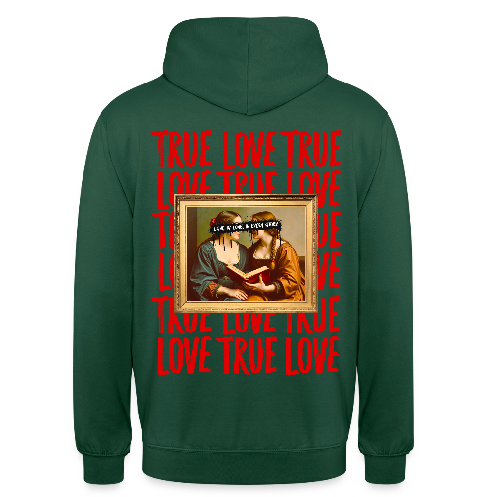 love.is.love.women.Unisex.Hoodie - Flaschengrün