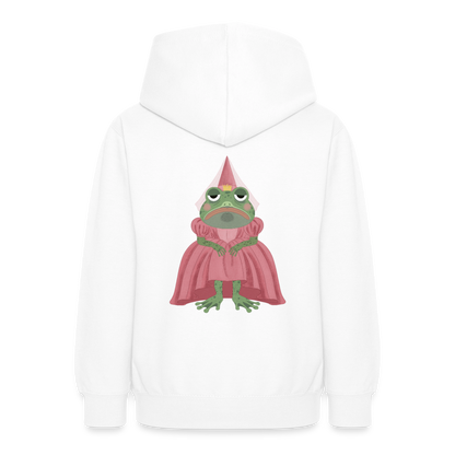 der.ungekuesste.froschkoenig.teenager.hoodie - Weiß