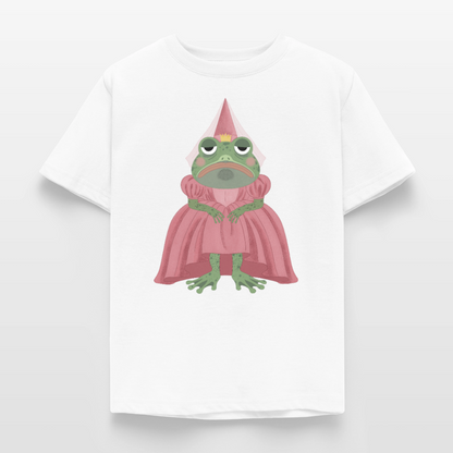 der-ungekusste-froschkonig-kinder-t-shirt - Weiß