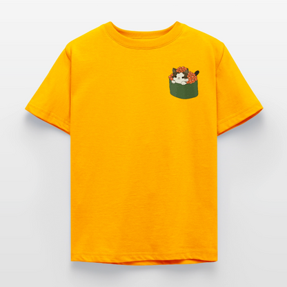 Sushi-Cats-Gunkan-kinder-t--shirt - Gold