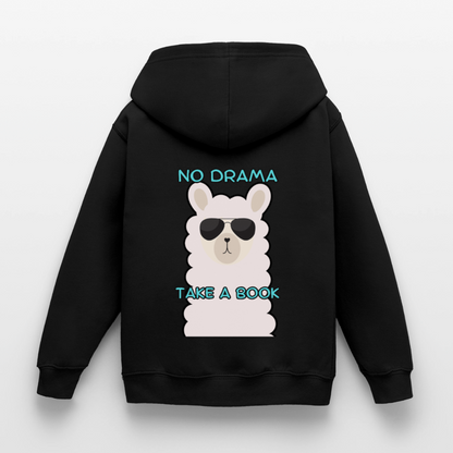no-drama-kinder-hoodie - Schwarz