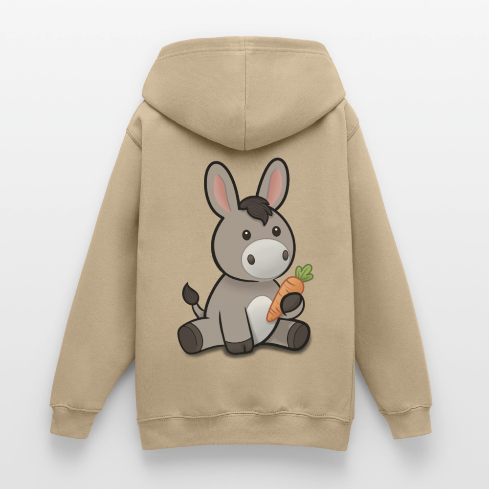 der-kleine-esel-teenager-hoodie - Sand