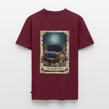 Tarotkarten-Booklover-männer-shirt - Burgunderrot
