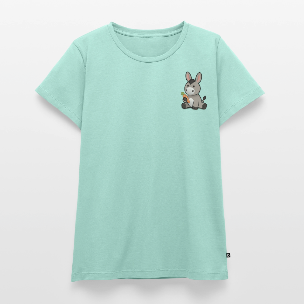 der-kleine-esel-frauen-shirt-pocket - Mint 
