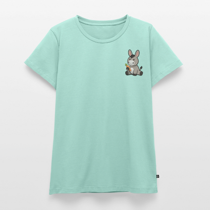 der-kleine-esel-frauen-shirt-pocket - Mint 
