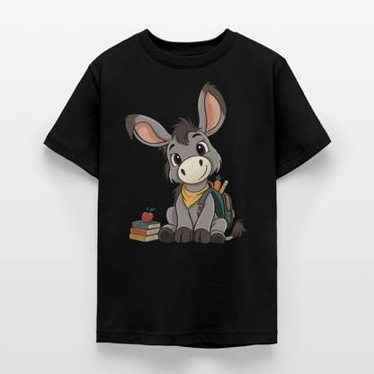 der-kleine-esel-classic-teenager-t-shirt - Schwarz