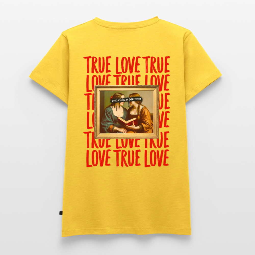 love.is.love.women.frauen.shirt - Sonnengelb
