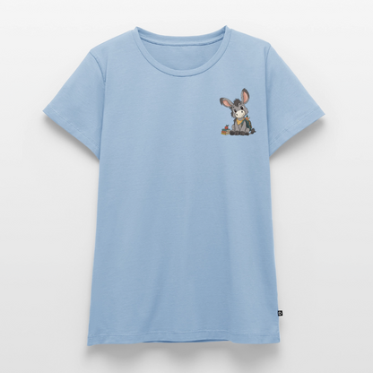 der-kleine-esel-classic-frauen-shirt-pocket - Hellblau
