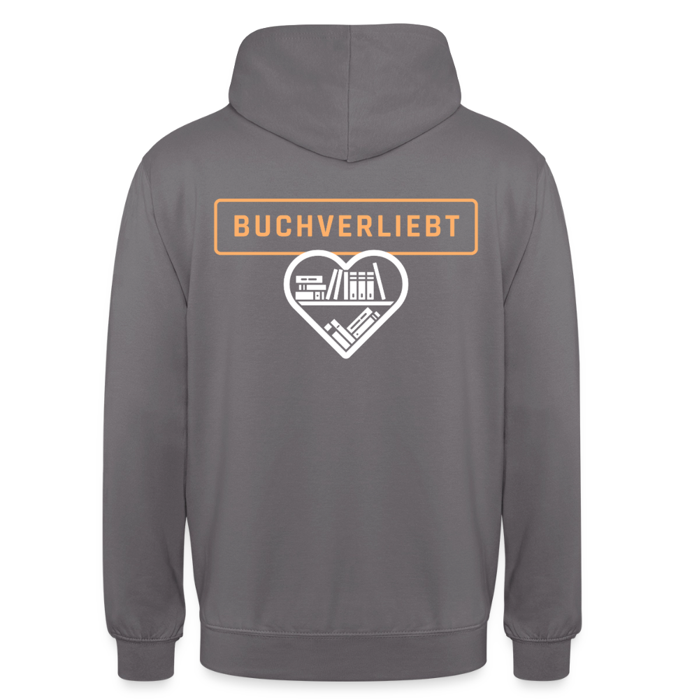 buchverliebt-unisex-hoodie - Mittelgrau