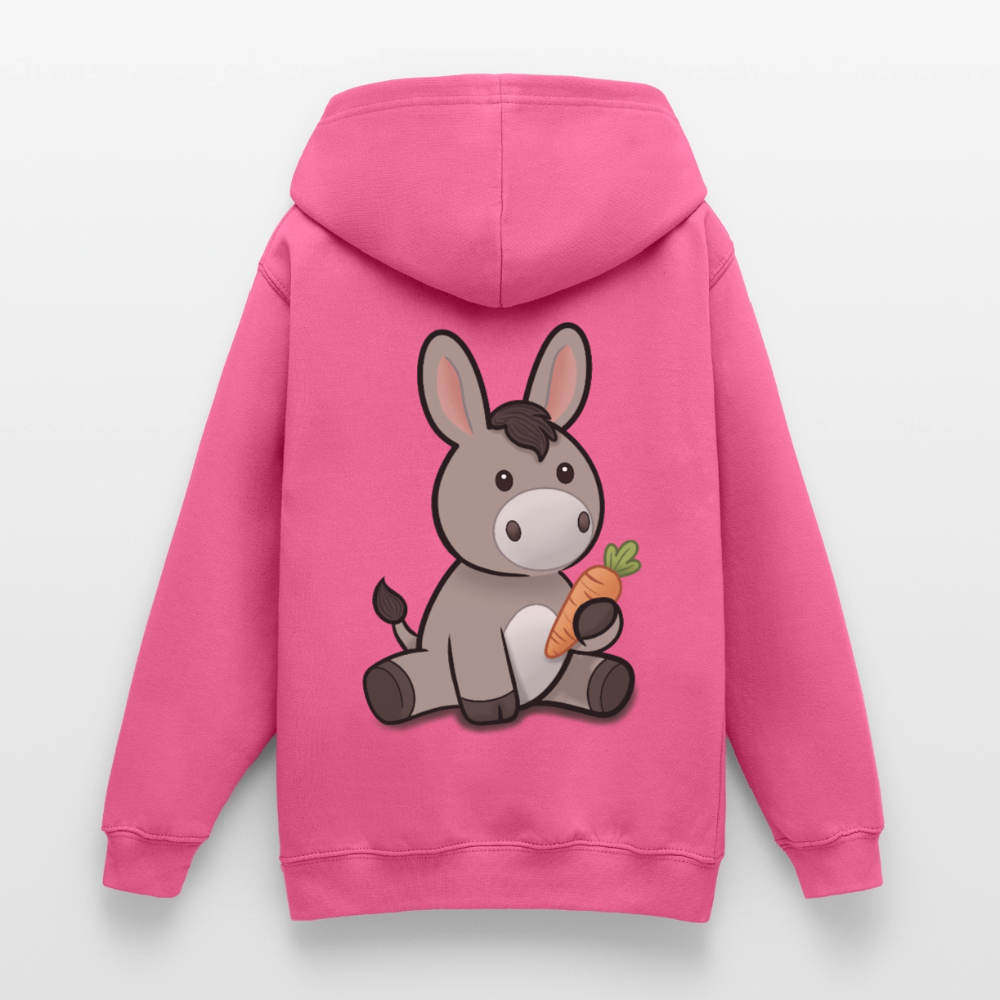 der-kleine-esel-teenager-hoodie - Pink