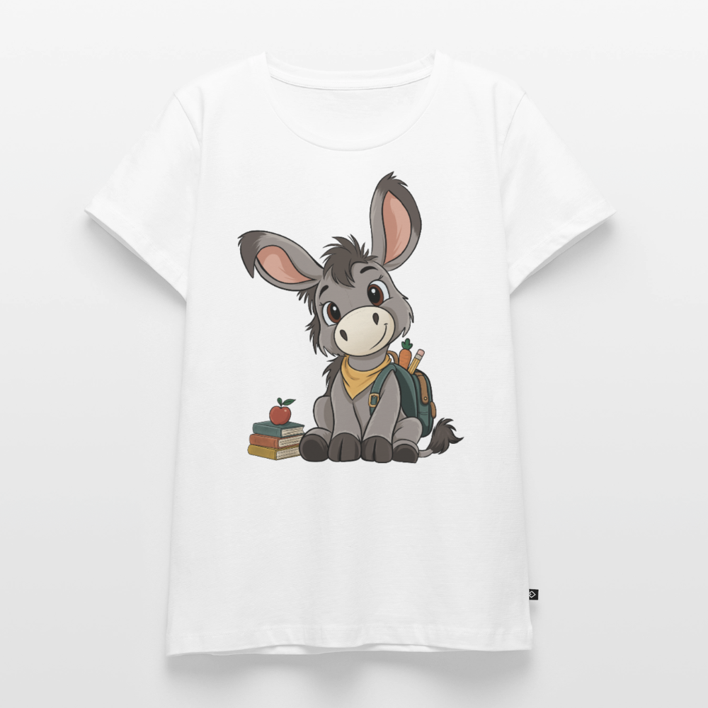 der-kleine-esel-classic-frauen-shirt - Weiß
