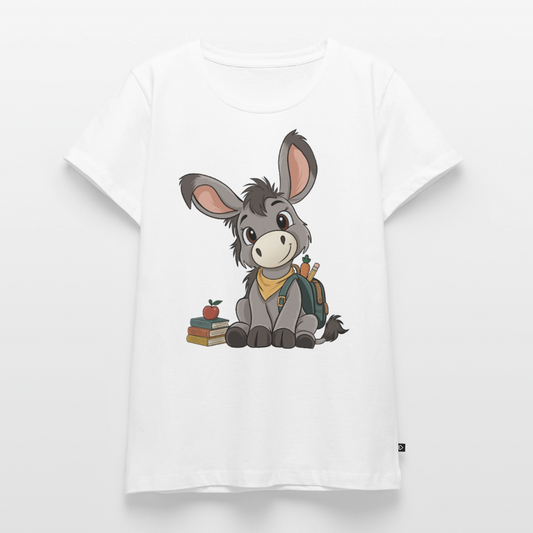 der-kleine-esel-classic-frauen-shirt - Weiß