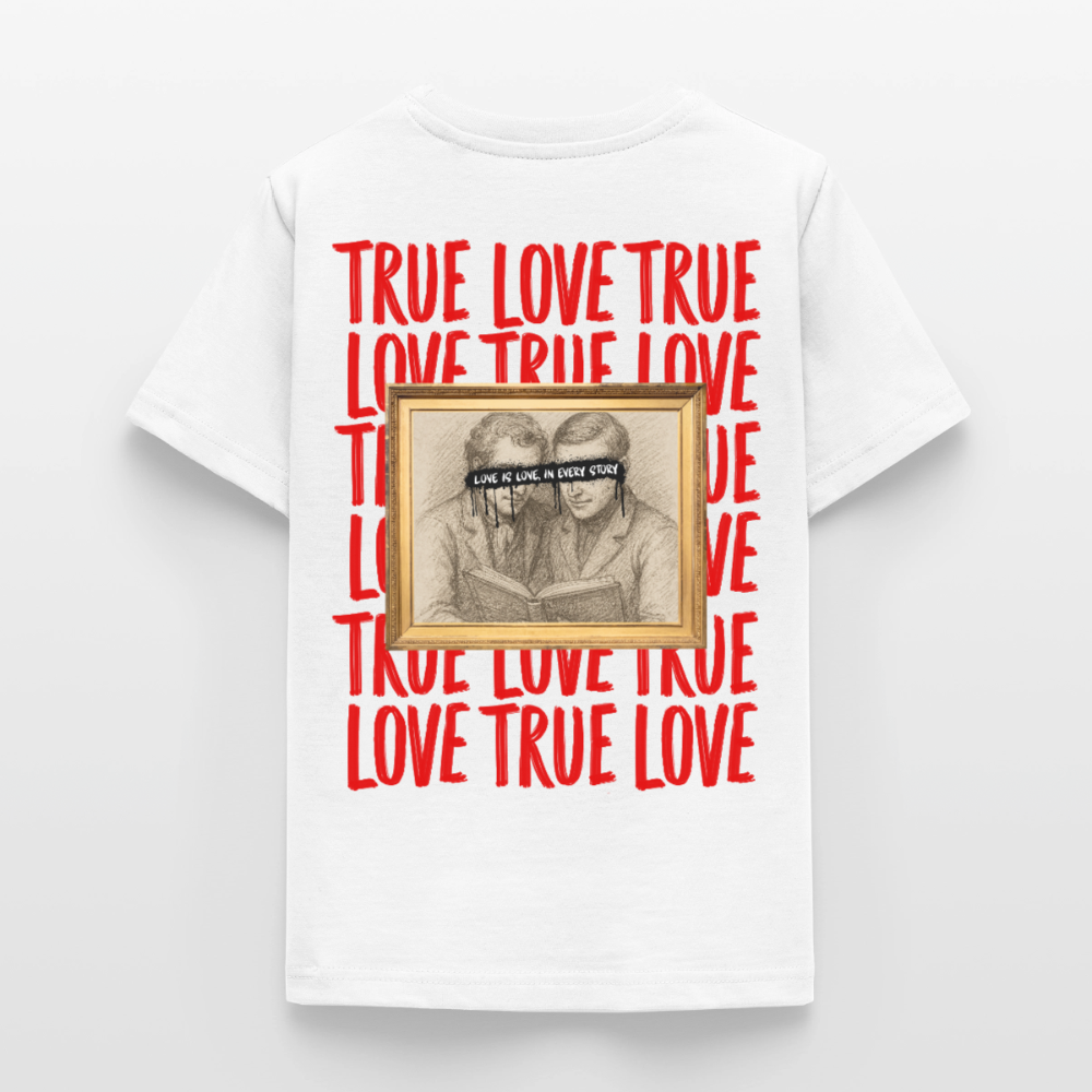 love.is.love.men.teenager.shirt - Weiß