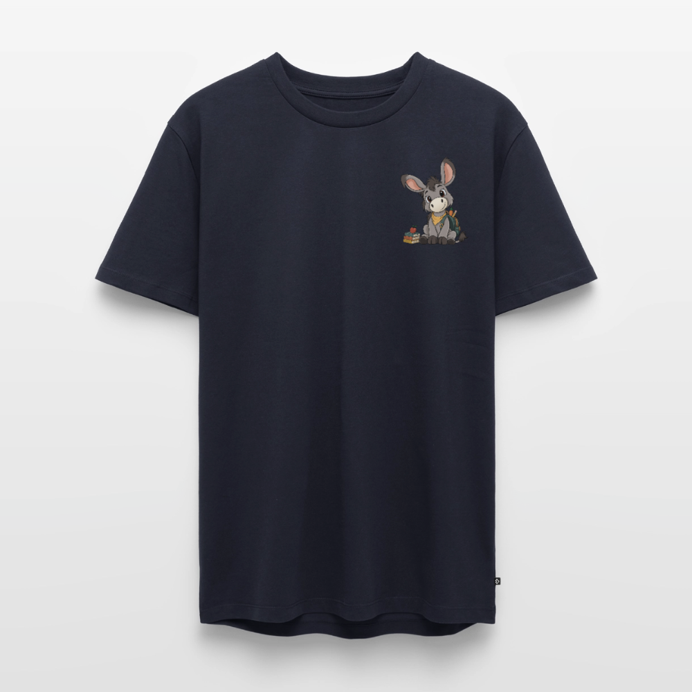 der-kleine-esel-classic-männer-shirt-pocket - Navy