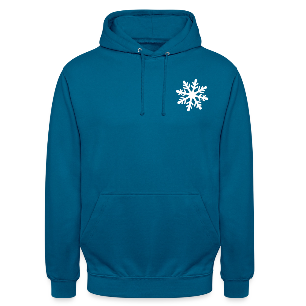 cozy.pinguin.stories.unisex.hoodie - Tiefseeblau 