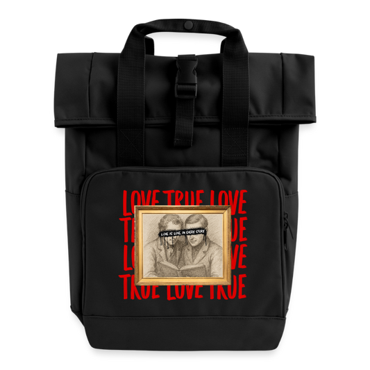 love-is-love-men-unisex-rucksack-14l - Schwarz