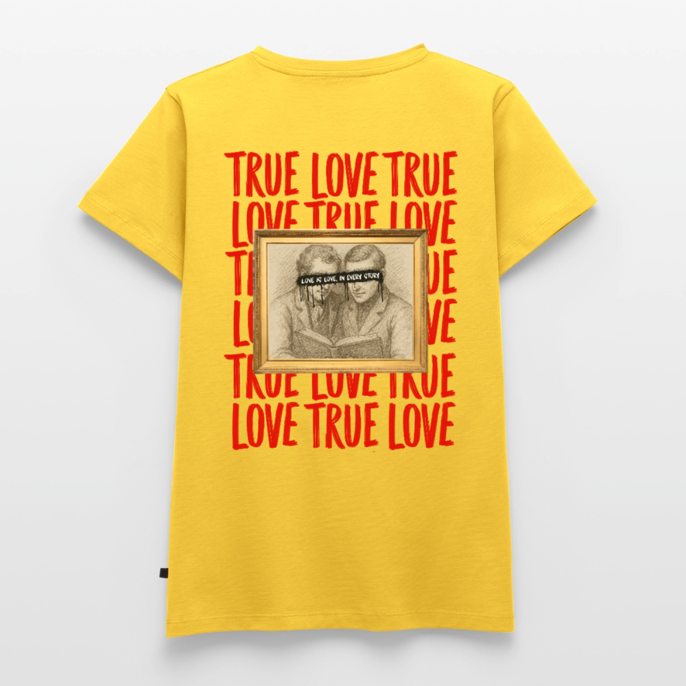 love.is.love.men.frauen.shirt - Sonnengelb