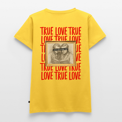 love.is.love.men.frauen.shirt - Sonnengelb