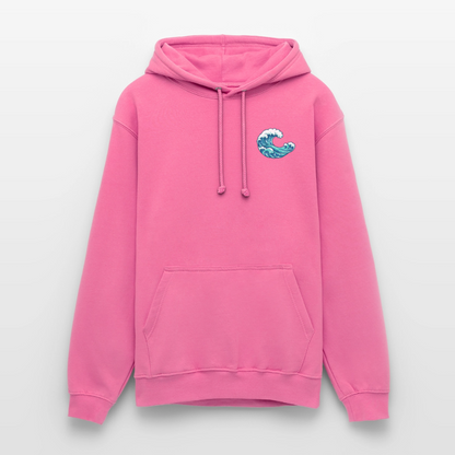 Kleiner.Delfin .große.Welle.supercool.unisex.hoodie - Pink