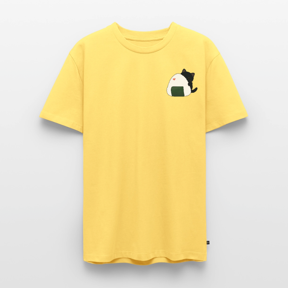 Sushi-Cats-Onigiri-männer-shirt - Pastellgelb