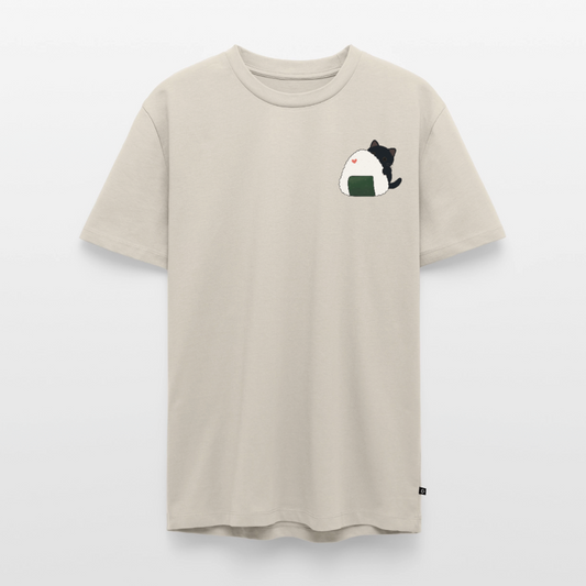 Sushi-Cats-Onigiri-männer-shirt - Beige