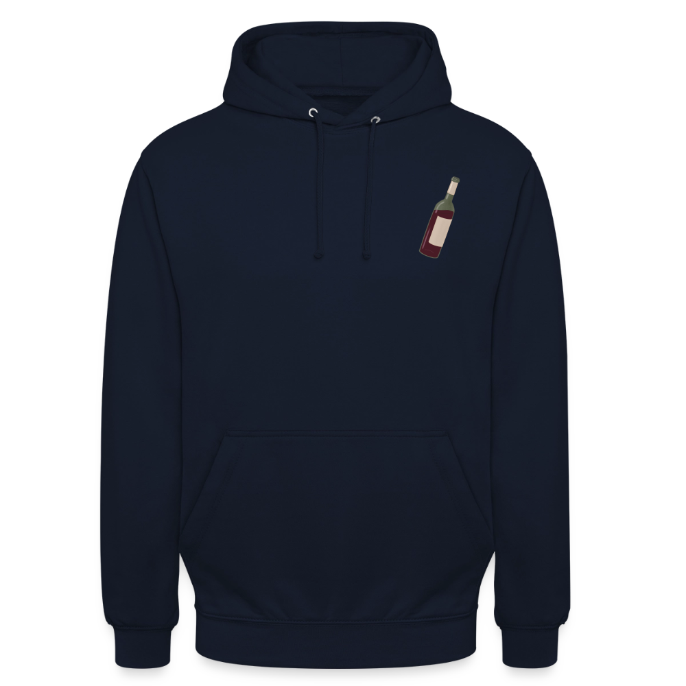 der.asoziale.wolf.unisex.hoodie - Navy