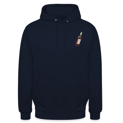 der.asoziale.wolf.unisex.hoodie - Navy