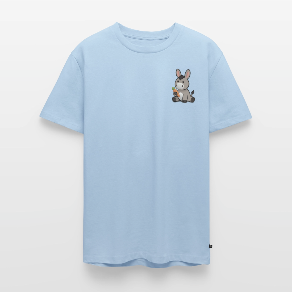 der-kleine-esel-männer-shirt-pocket - Hellblau