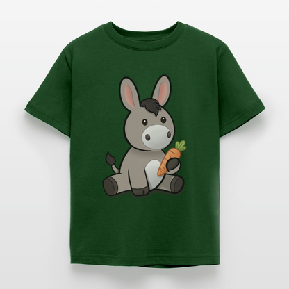 der-kleine-esel-kinder-t-shirt - Forstgrün 