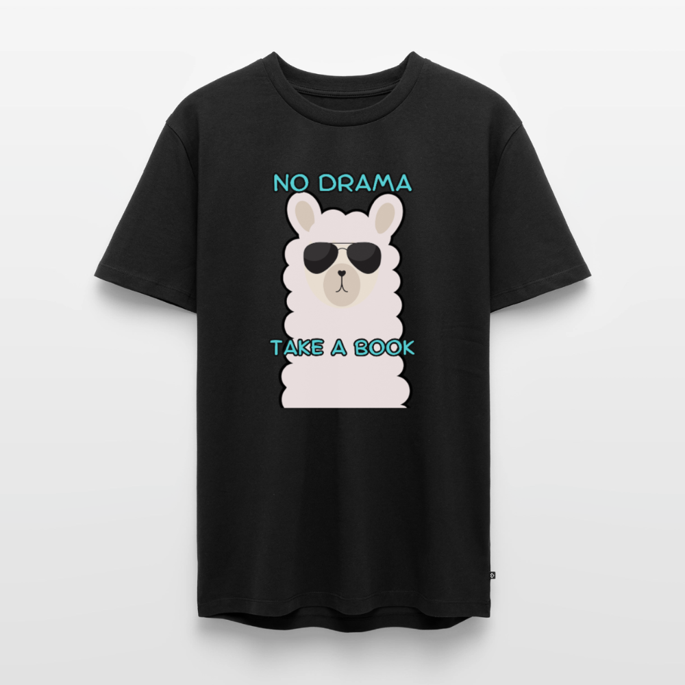 no-drama-männer-shirt - Schwarz