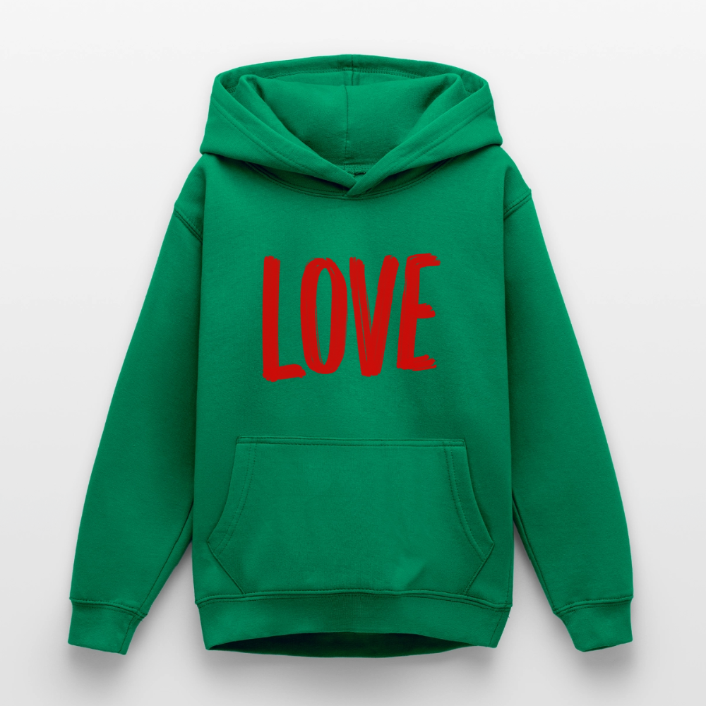 love.is.love.men.unisex.hoodie - Kelly Green