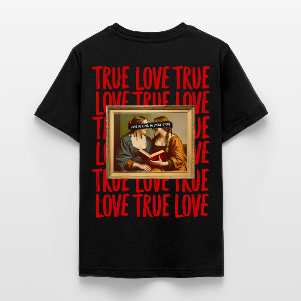 love.is.love.women.teenager.shirt - Schwarz