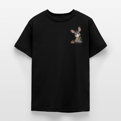 der-kleine-esel-teenage-classic-t-shirt-pocket - Schwarz