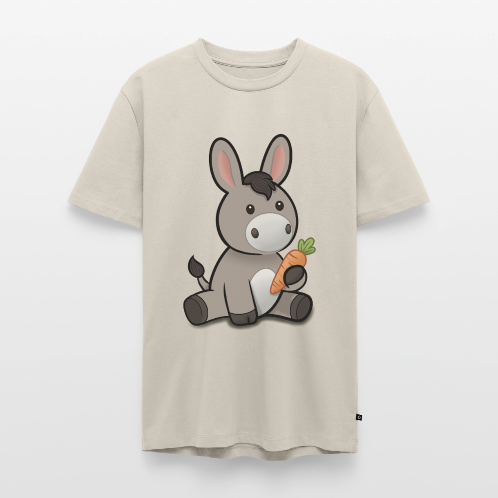 der-kleine-esel-männer-shirt - Beige