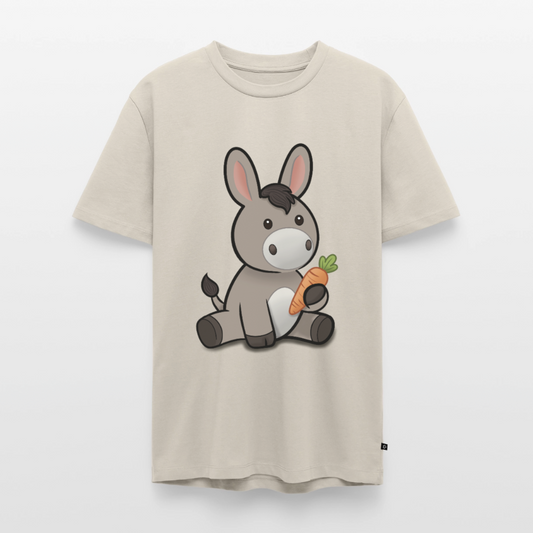 der-kleine-esel-männer-shirt - Beige
