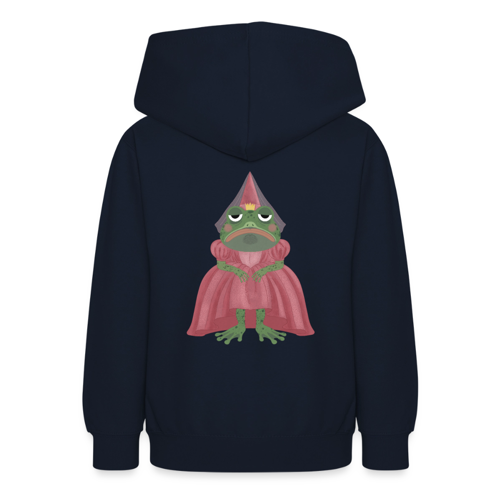 der.ungekuesste.froschkoenig.teenager.hoodie - Navy
