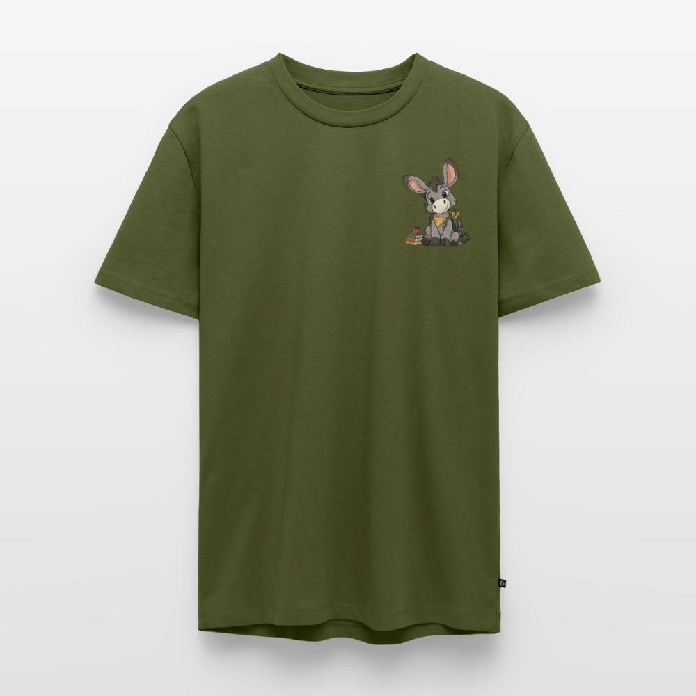 der-kleine-esel-classic-männer-shirt-pocket - Khaki