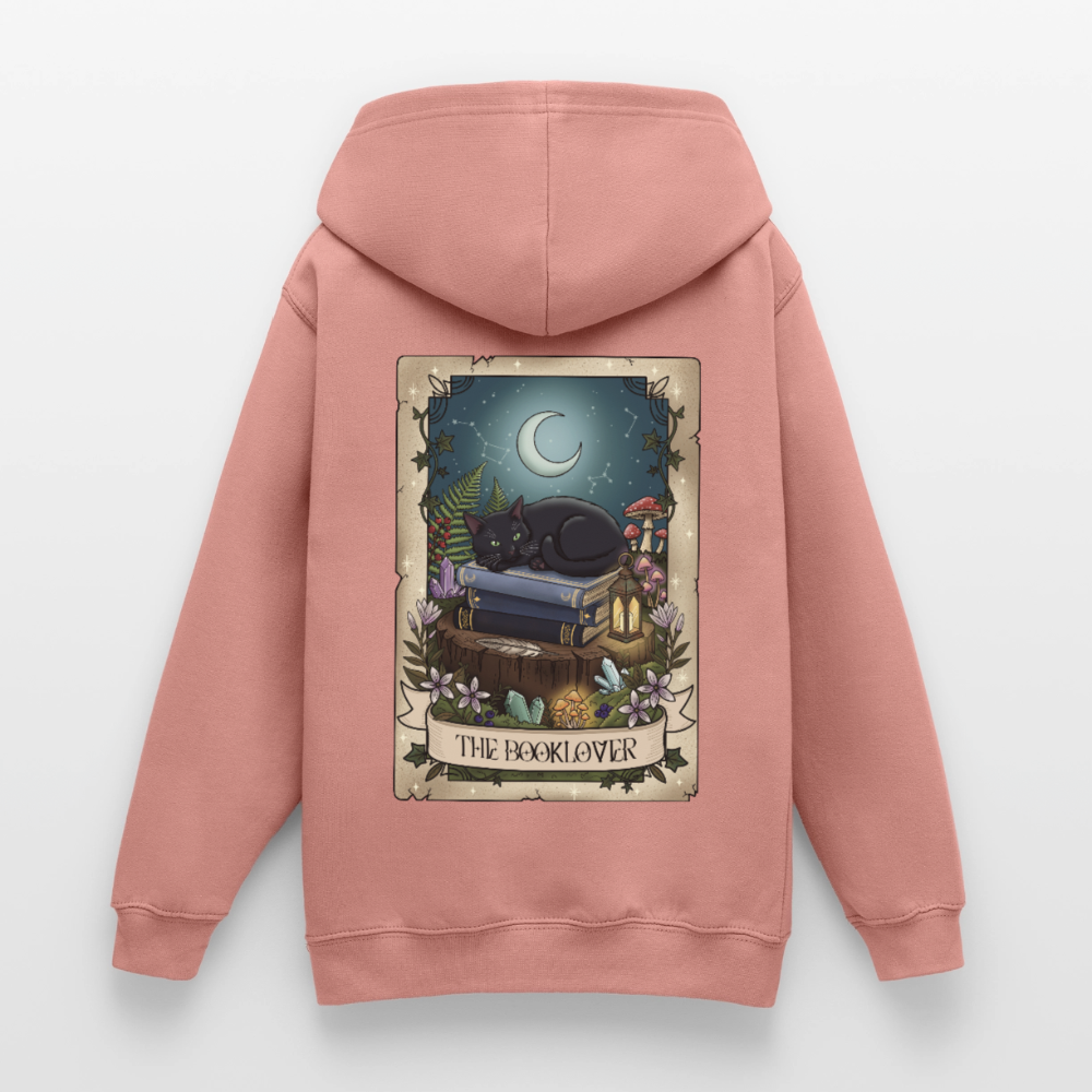 Tarotkarten-Booklover-teenager-hoodie - Altrosa