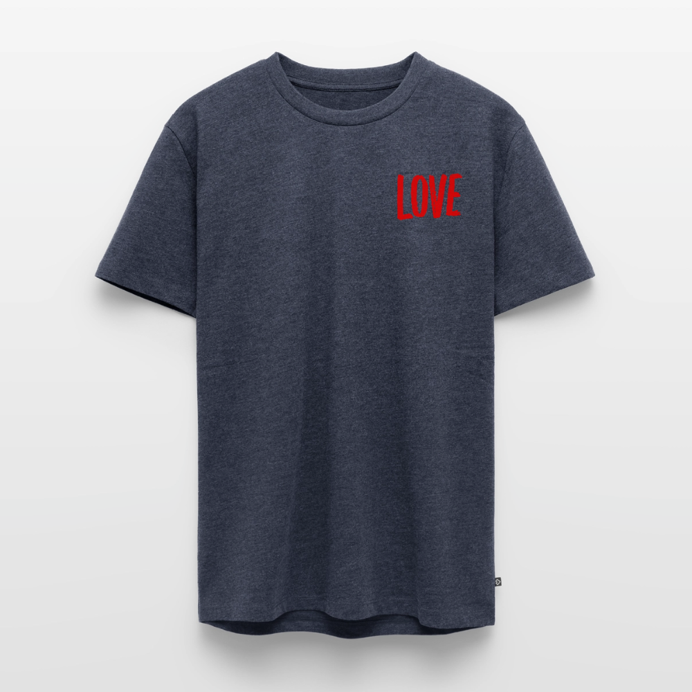 love.is.love.women.männer.shirt - Jeansblau 