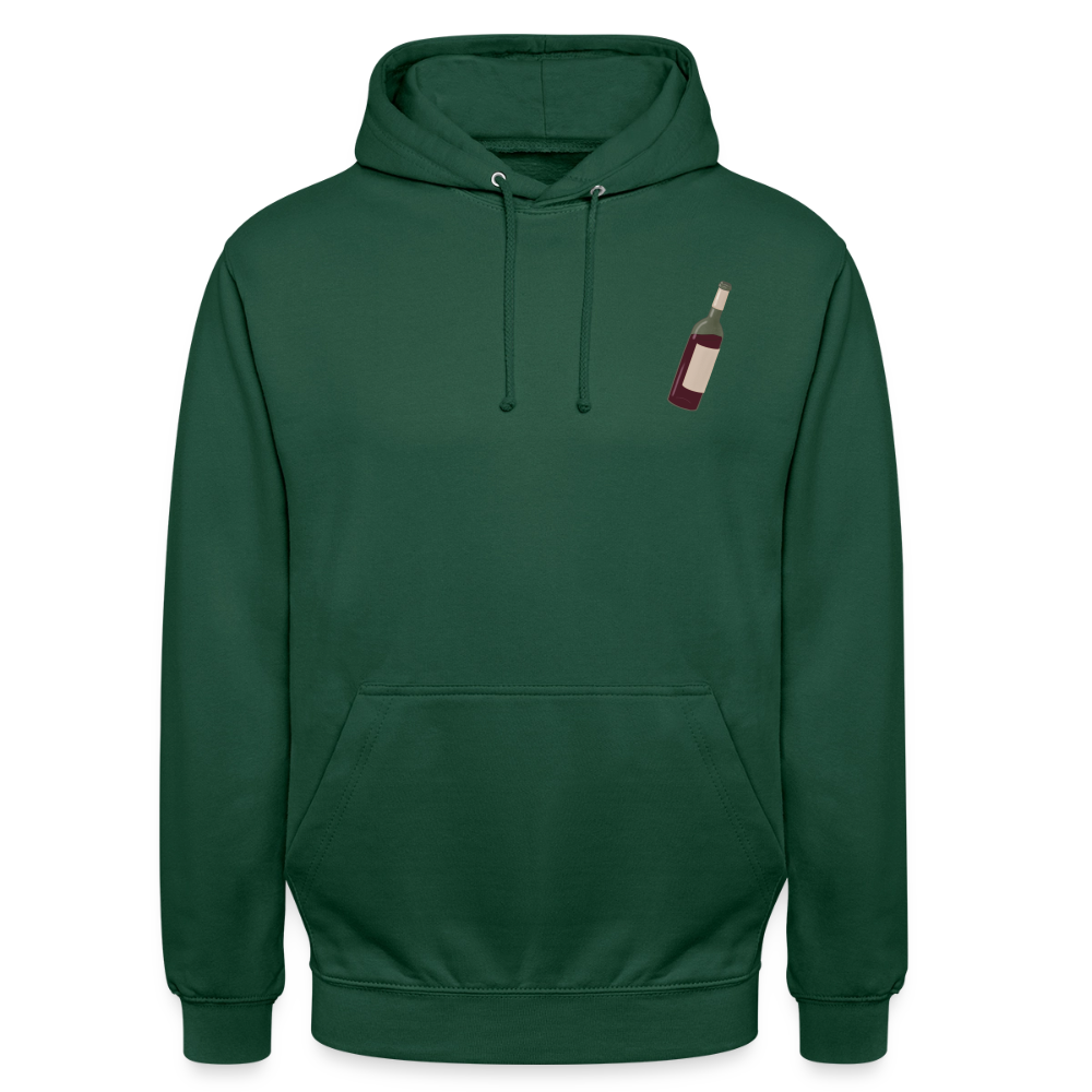der.asoziale.wolf.unisex.hoodie - Flaschengrün