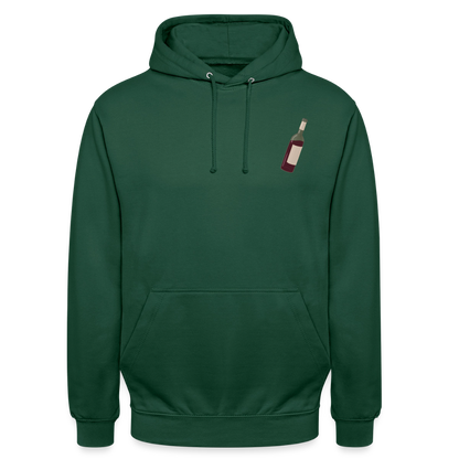 der.asoziale.wolf.unisex.hoodie - Flaschengrün