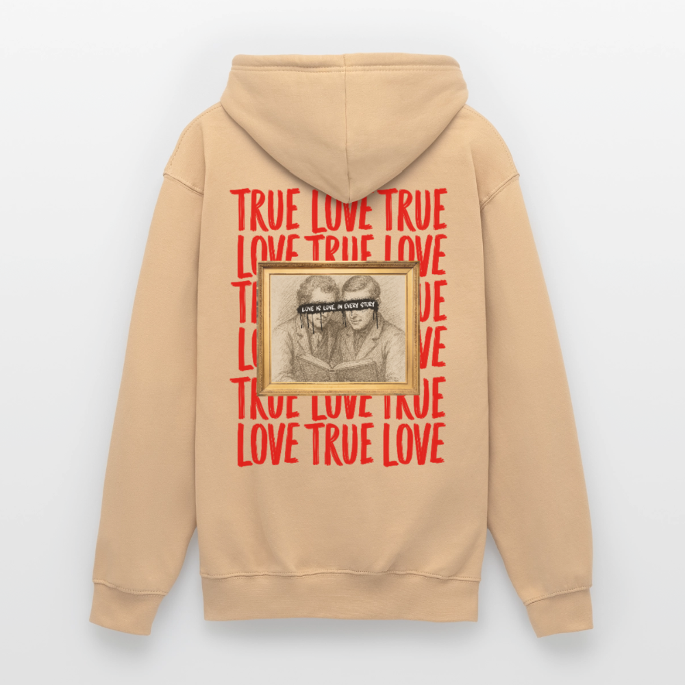 love.is.love.men.Unisex.Hoodie - Pfirsich