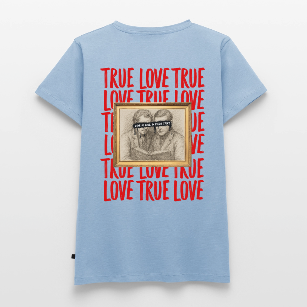 love.is.love.men.frauen.shirt - Hellblau