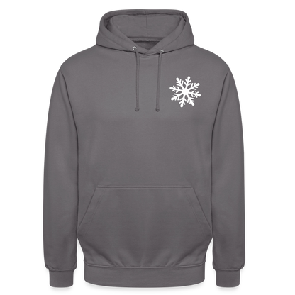 cozy.pinguin.stories.unisex.hoodie - Mittelgrau