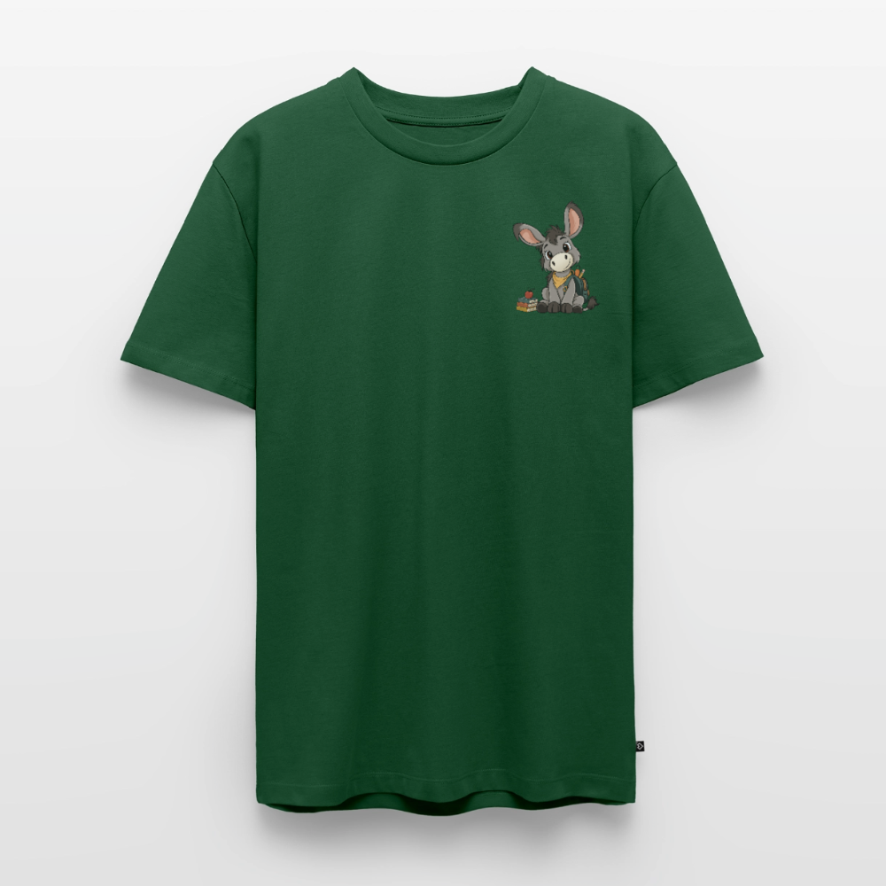der-kleine-esel-classic-männer-shirt-pocket - Flaschengrün