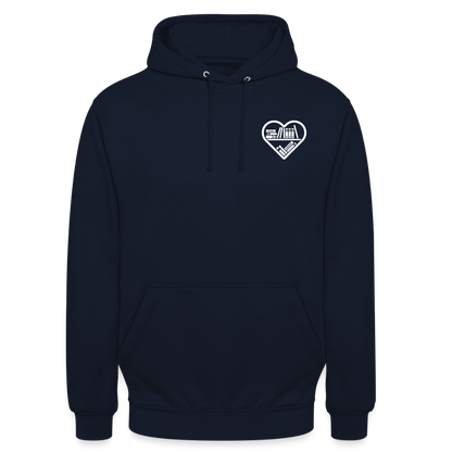 buchverliebt-unisex-hoodie - Navy