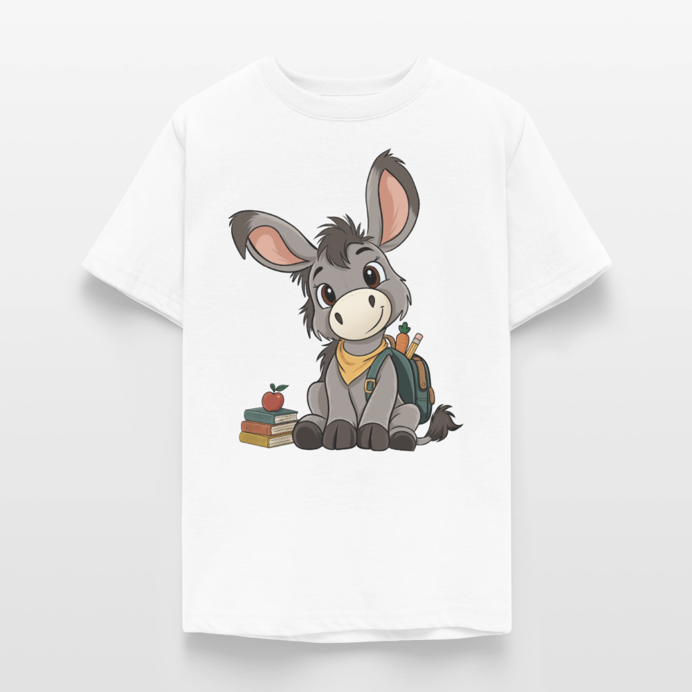 der-kleine-esel-classic-teenager-t-shirt - Weiß