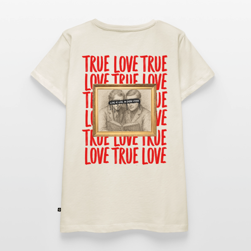 love.is.love.men.frauen.shirt - Naturweiß